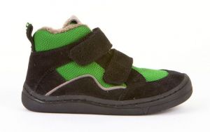 Froddo barefoot zimné kotníkové topánky green / black | 23, 24, 25, 26, 27