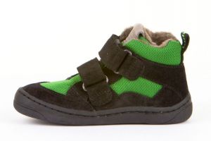 Froddo barefoot zimné kotníkové topánky green / black