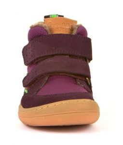 Froddo barefoot zimní kotníkové boty purple zepředu