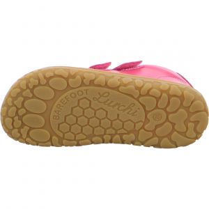 Lurch celoročné barefoot topánky - NOAH NAPPA ROSA - L25 + P26 Lurchi