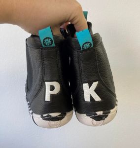 Barefoot kožené boty Paperkrane - Safari - 23-30 zezadu