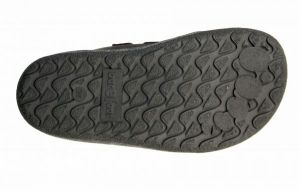 Barefoot kožené celoroční boty EF Spike Black Grey podrážka