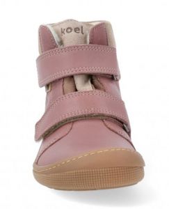 Barefoot zimní boty Koel4kids - Emil - old pink zepředu