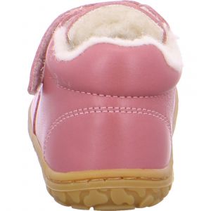 Lurchi zimní barefoot boty - Niklas nappa rose zezadu