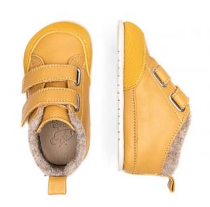 Zimní kožené boty zapato Feroz Liria Mostaza shora