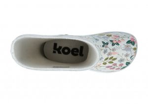 Barefoot holinky Koel4Kids - Flowers Green shora