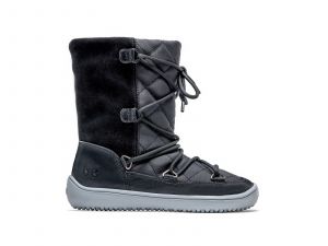 Detské zimné barefoot snehule Be Lenka Snowfox - Black | 35