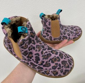 Zimní barefoot kožené boty Paperkrane - Paws - 23-30 pár