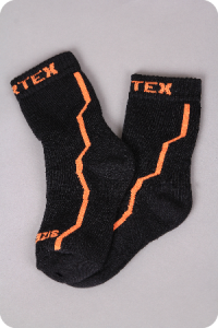 SURTEX merino ponožky froté s nápisom