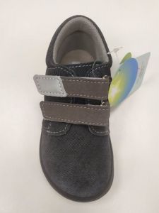 Jonap celoročné barefoot topánky B1SV šedá riflovina