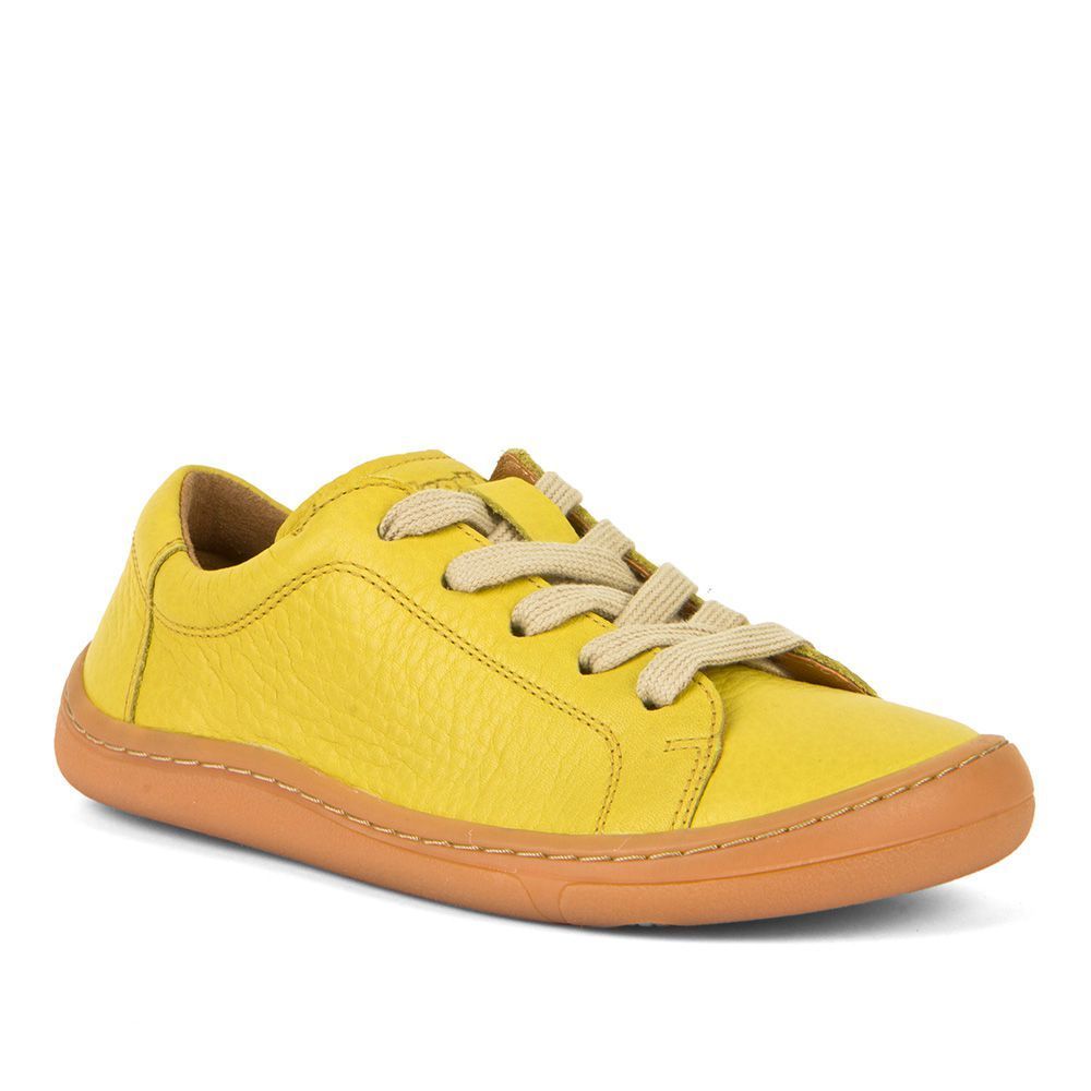 Froddo barefoot celoroční boty tkaničky - yellow