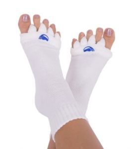Adjustačné ponožky White | S (35-38), M (39-42)