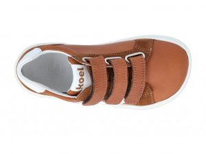 Barefoot celoroční boty Koel4kids - Deran cognac shora
