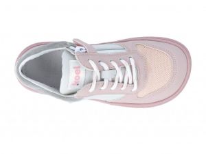 Barefoot celoroční tenisky Koel4kids - Date pink shora
