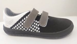 Jonap barefoot tenisky Knitt 3D - čierne | 24, 25, 26, 30
