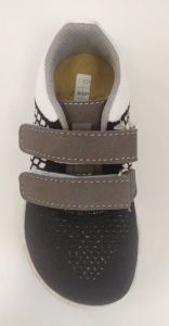 Jonap barefoot tenisky Knitt 3D - černobílé shora