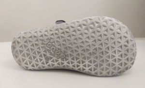 Jonap barefoot tenisky Knitt 3D - černobílé podrážka