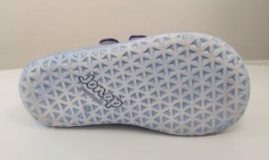 Jonap barefoot tenisky Knitt 3D - modrobílé podrážka