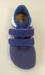 Jonap barefoot tenisky Knitt 3D - modrobílé shora