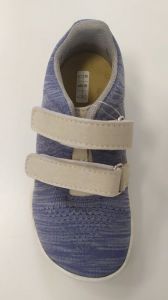 Jonap barefoot tenisky Knitt 3D - modrošedé shora