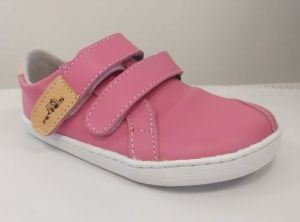 Barefoot kožené boty Pegres BF54 - růžové bok