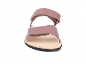 Barefoot sandálky Koel4kids - Ashley old pink zepředu