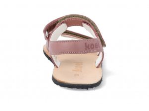 Barefoot sandálky Koel4kids - Ashley old pink zezadu