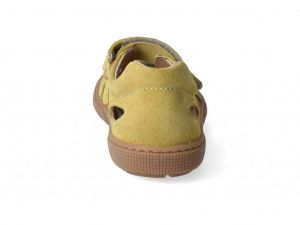 Barefoot sandálky Koel4kids - Dalila mustard zezadu