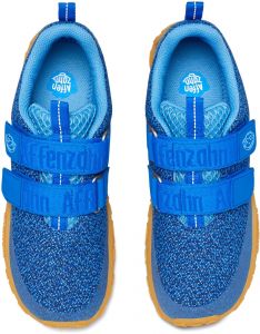 Dětské barefoot boty Affenzahn Sneaker knit Dream - blue shora