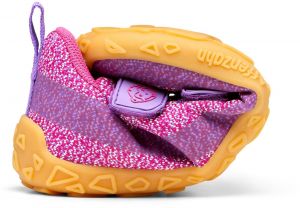 Dětské barefoot boty Affenzahn Sneaker knit Dream - pink ohebnost
