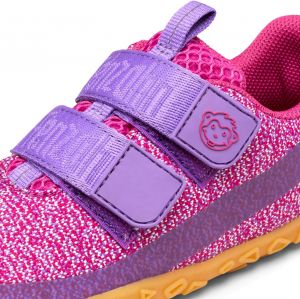 Dětské barefoot boty Affenzahn Sneaker knit Dream - pink detail