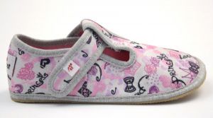 Ef barefoot papučky 395 Princess violet | 24, 25, 26, 27, 28, 29, 30, 32, 33, 35, 36