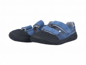 Jonap barefoot sandálky Fela riflové | 29, 30