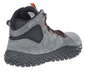 Barefoot kožené boty Merrell Wrapt Mid WP granite - pánské