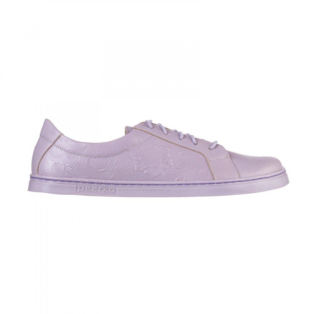 Peerko kožené boty - Classic violet
