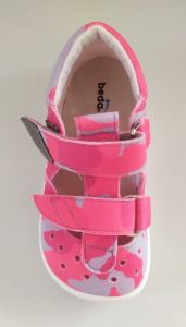 Beda Barefoot sandále Military pink shora