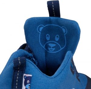 Detské barefoot topánky Affenzahn Sneaker Cotton Happy Bear