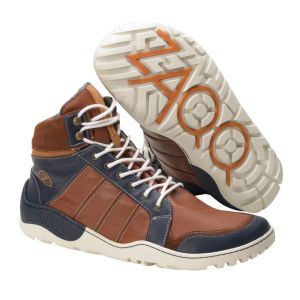 Kožené boty Zaqq Q2 waterproof orange podrážka