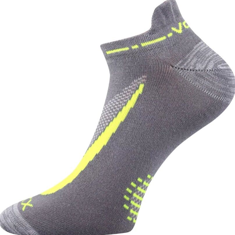 Ponožky Voxx pre dospelých - Rex 10 - šedá/žltá