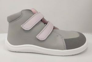 Baby bare shoes Febo Fall Grey / Pink | 23, 25