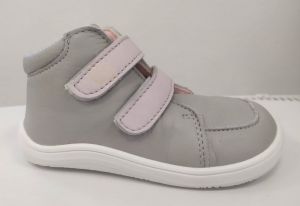 Baby bare shoes Febo Fall Grey/Pink bok