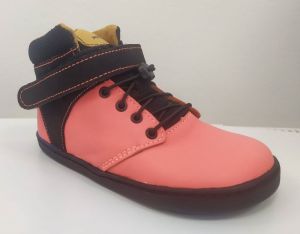 Kotníkové boty Pegres BF56 - lososové