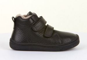 Froddo barefoot zimné členkové topánky black - kožúšok | 34, 40