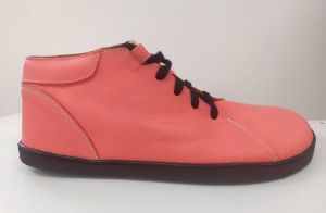Barefoot kožené topánky Pegres BF80 - lososové
