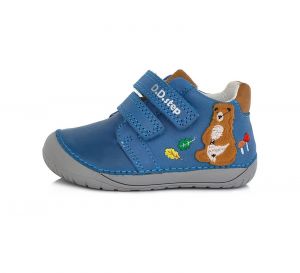 DDstep 070 celoroční boty - modré - medvěd bok