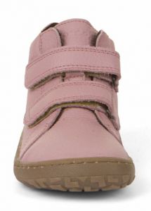 Froddo barefoot kotníkové boty - pink 22 zepředu