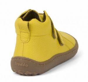 Froddo barefoot kotníkové boty - yellow 22 zezadu