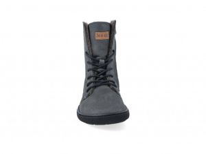 Barefoot zimní boty Koel Faro dark grey zepředu