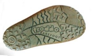 Froddo barefoot zimní kotníkové boty cognac - kožíšek podrážka