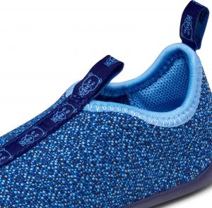Dětské barefoot boty Affenzahn Homie Paw knit slipper - Bear detail
